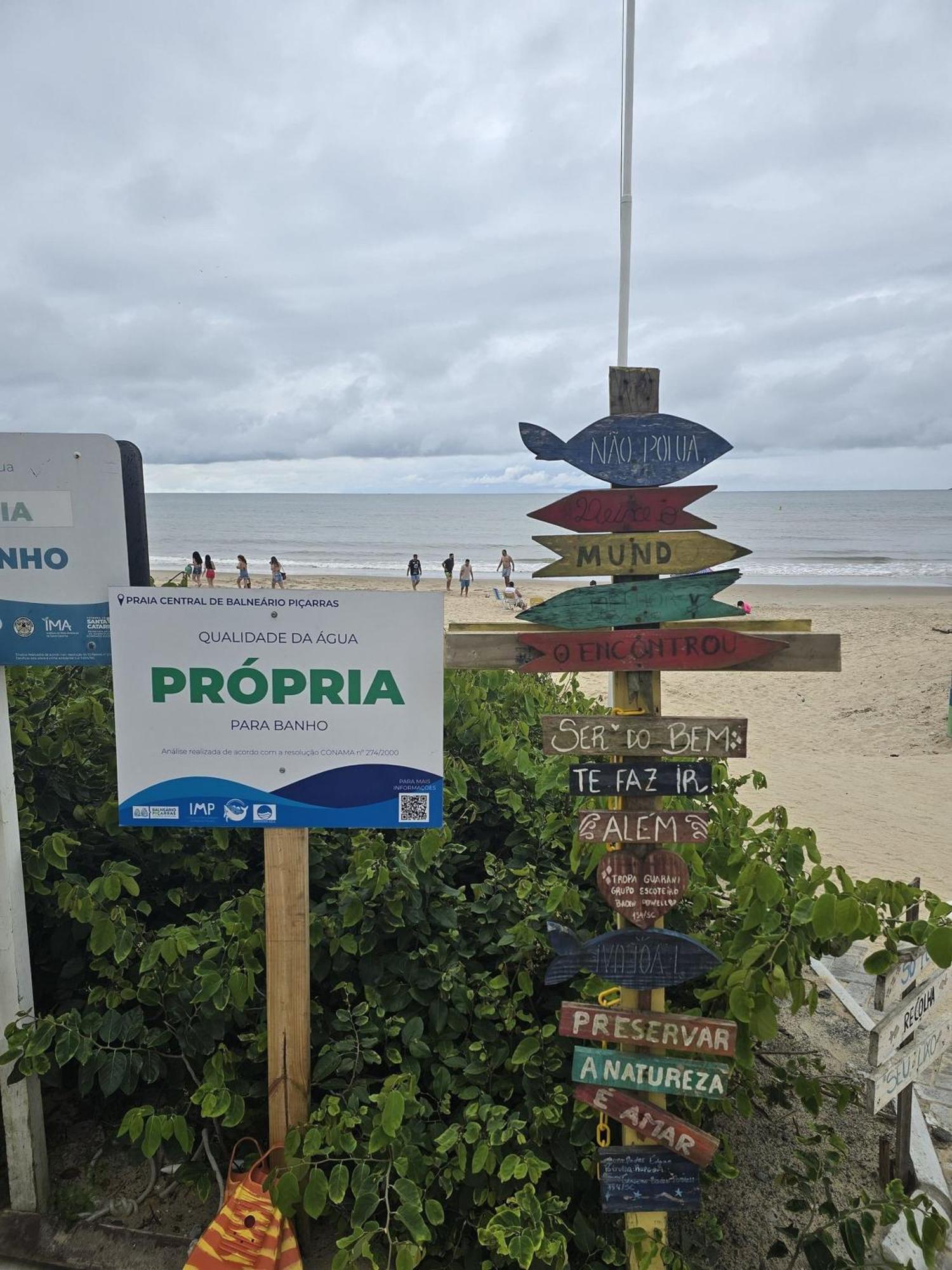 Ap Beach 901 Em Balneario Picarras, Vista Mar Leilighet Eksteriør bilde